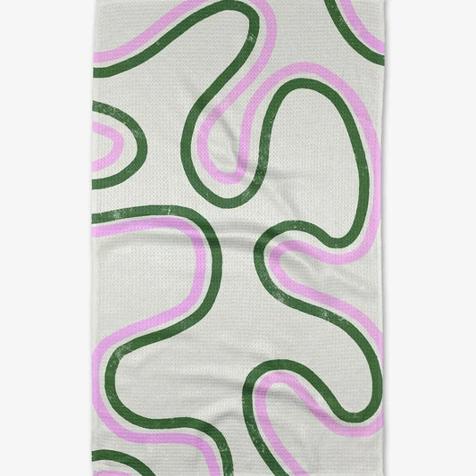 microfiber tea towel - refresh by geometry house