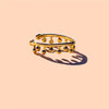 ring - reigning drops - 18kgp adjustable by peter and june