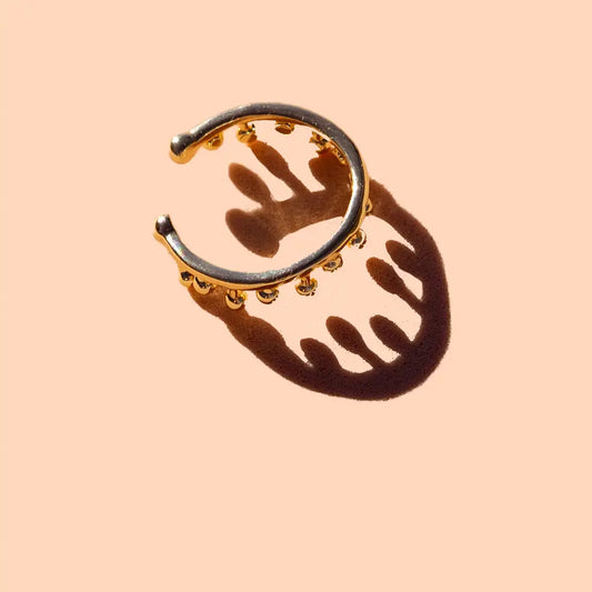ring - reigning drops - 18kgp adjustable by peter and june