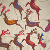 garland - recycled cotton paper - reindeer by east end press