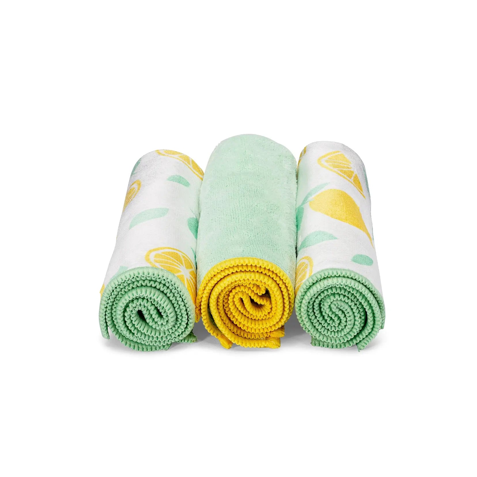 cloth set - microfiber all-purpose - citrus print by full circle home