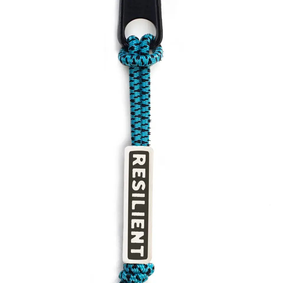 bag zipper tag - resilient by mudlove