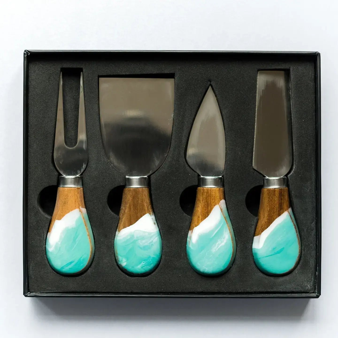 cheese knife set - resin coated by lynn & liana serveware