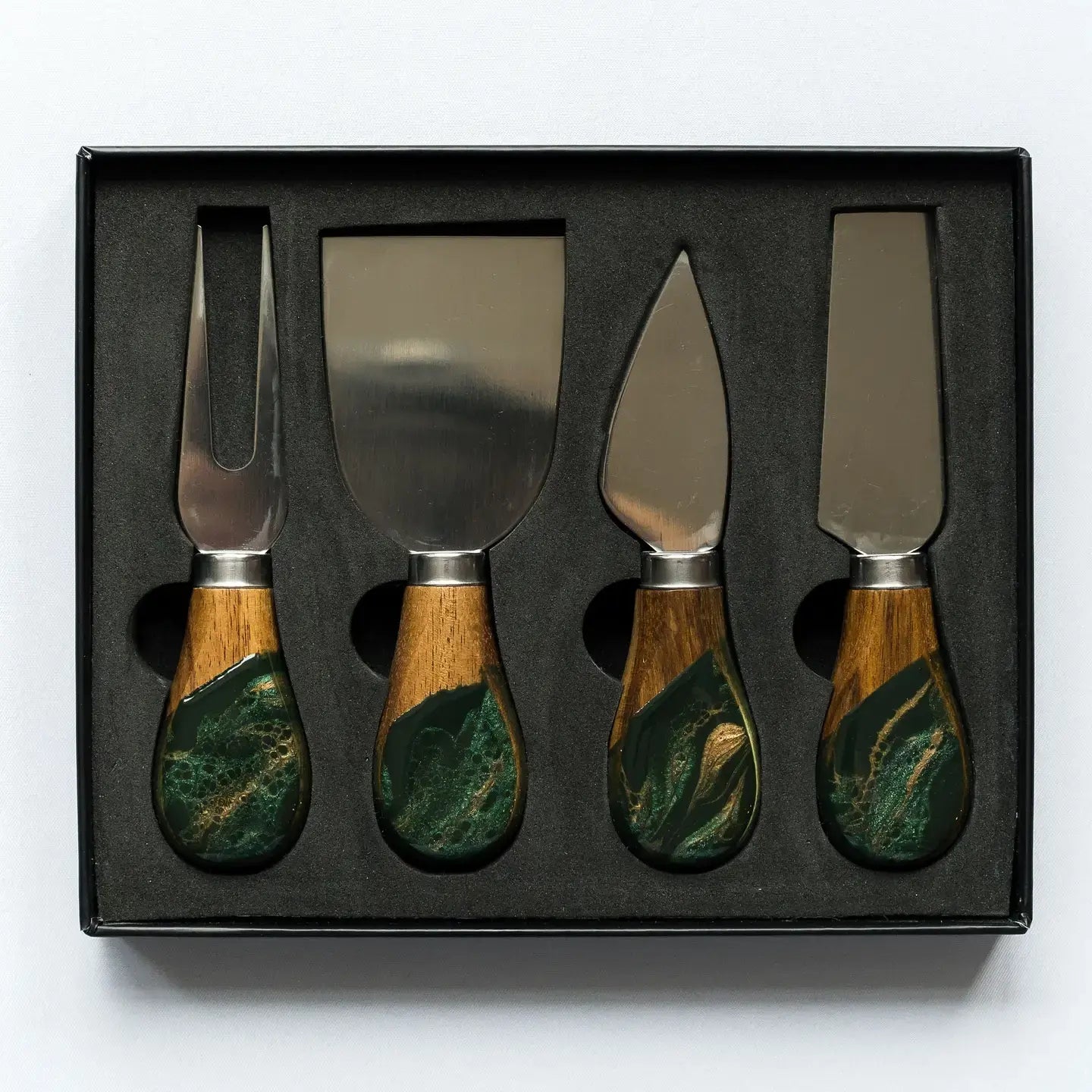 cheese knife set - resin coated by lynn & liana serveware