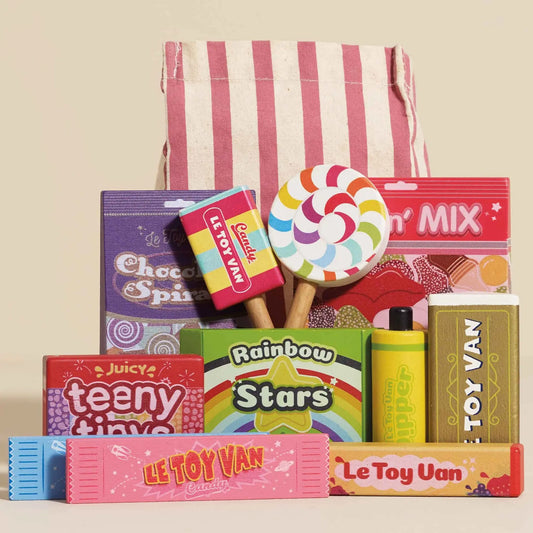 toy set - retro sweet & candy - classic wooden by le toy van, inc.