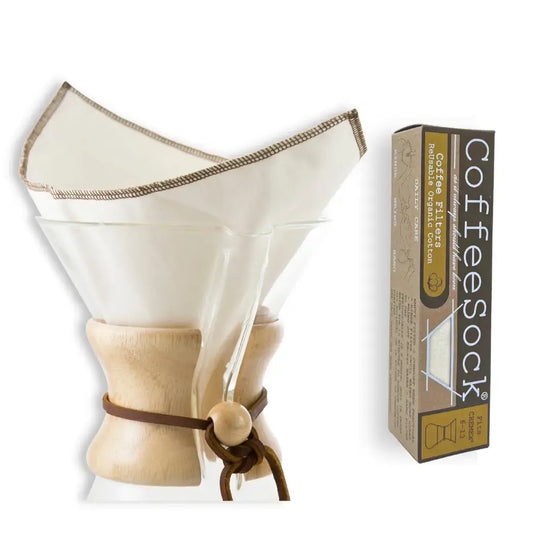 coffee filter - reusable organic by coffeesock