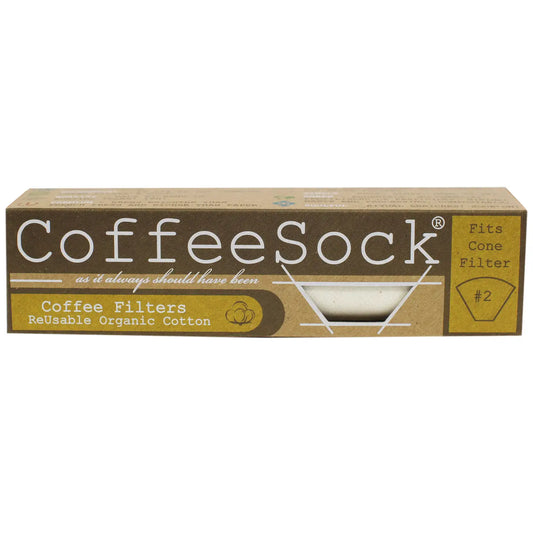 coffee filter - reusable organic by coffeesock