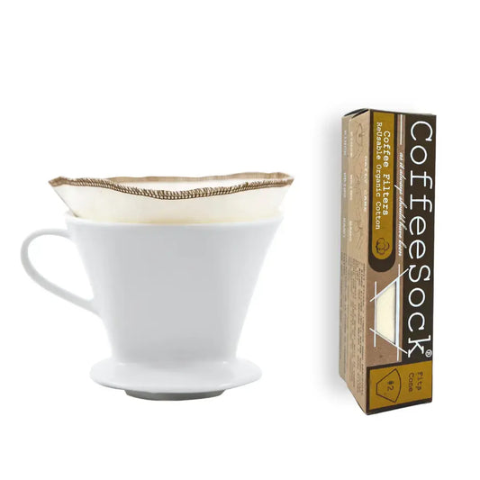 coffee filter - reusable organic by coffeesock