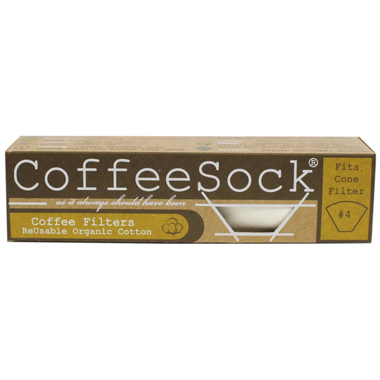 coffee filter - reusable organic by coffeesock