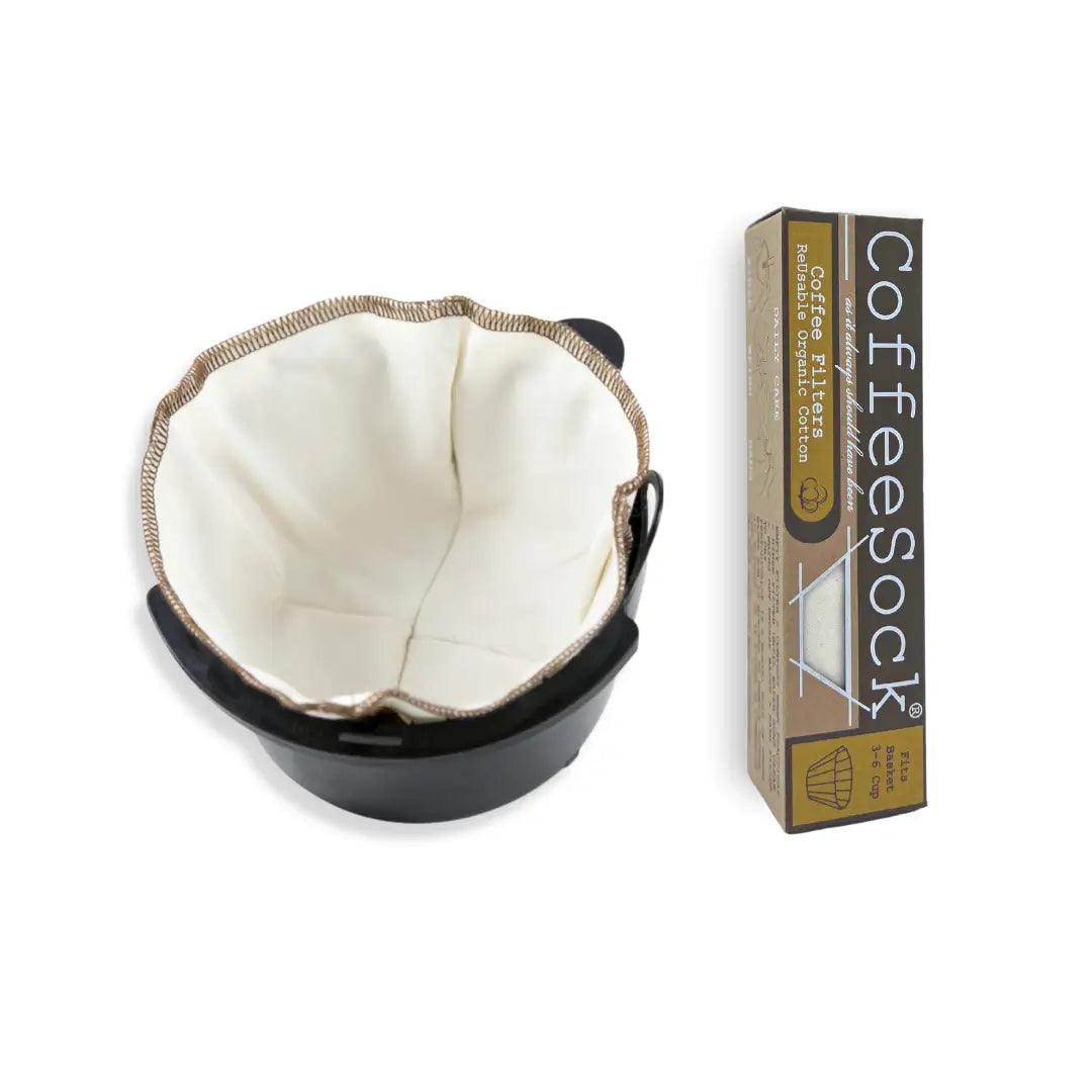 coffee filter - reusable organic by coffeesock