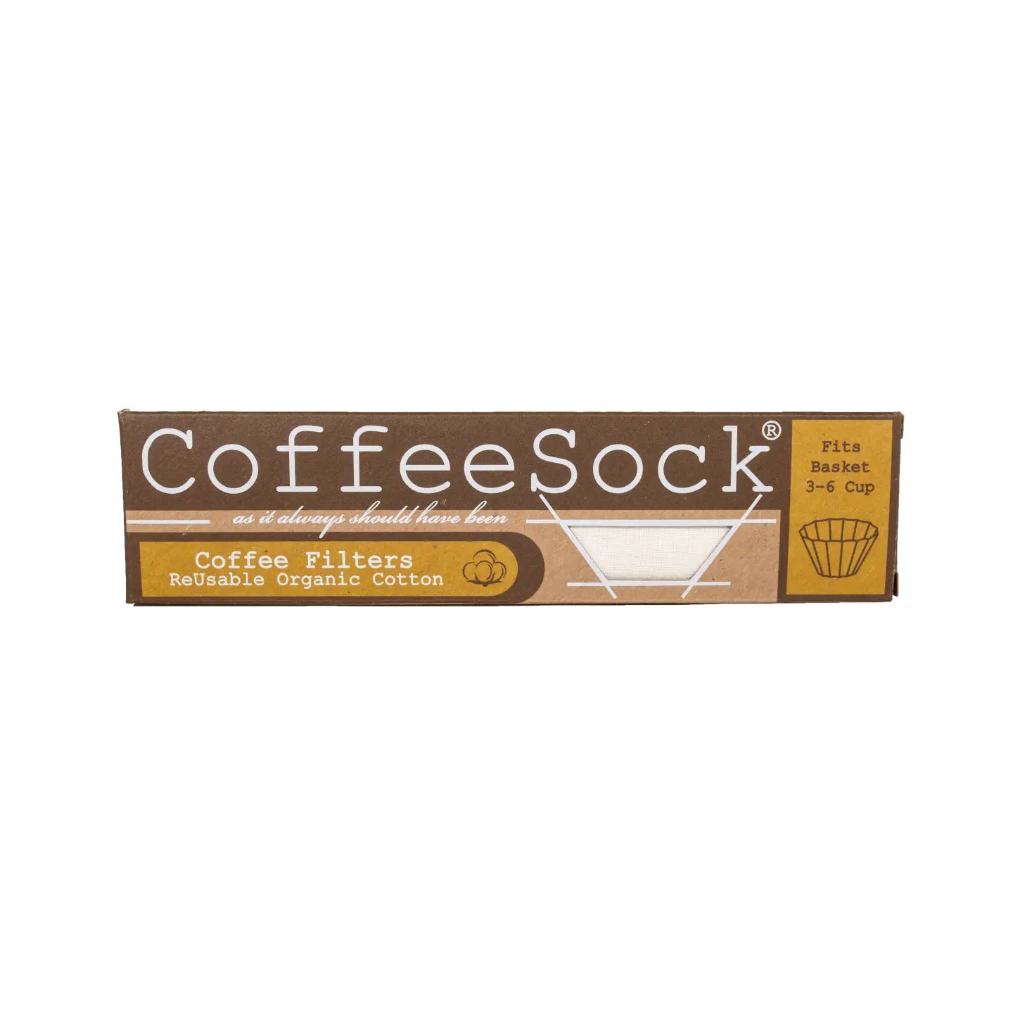 coffee filter - reusable organic by coffeesock