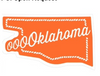 Sticker | Oklahoma | Rope Orange