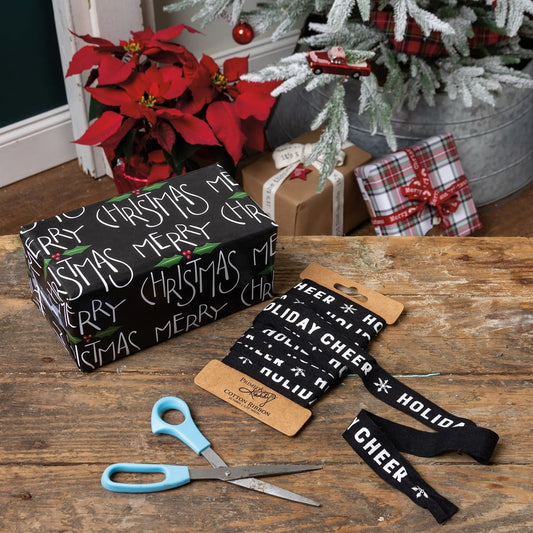 cotton ribbon - holiday cheer by primitives by kathy