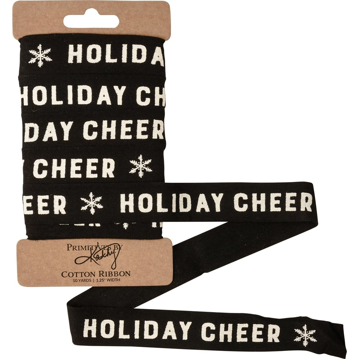 cotton ribbon - holiday cheer by primitives by kathy