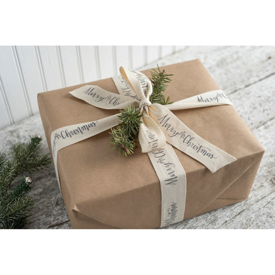 cotton ribbon - "merry christmas" by primitives by kathy