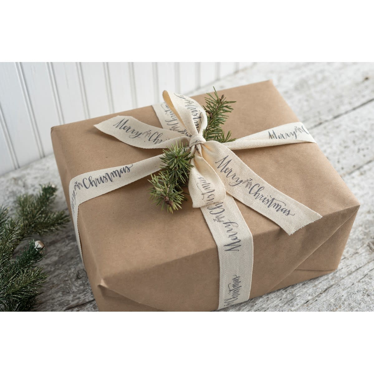 cotton ribbon - "merry christmas" by primitives by kathy