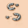 earrings - jacket hoops by peter and june