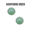ring - 18kgp - bow knot - aventurine by peter and june