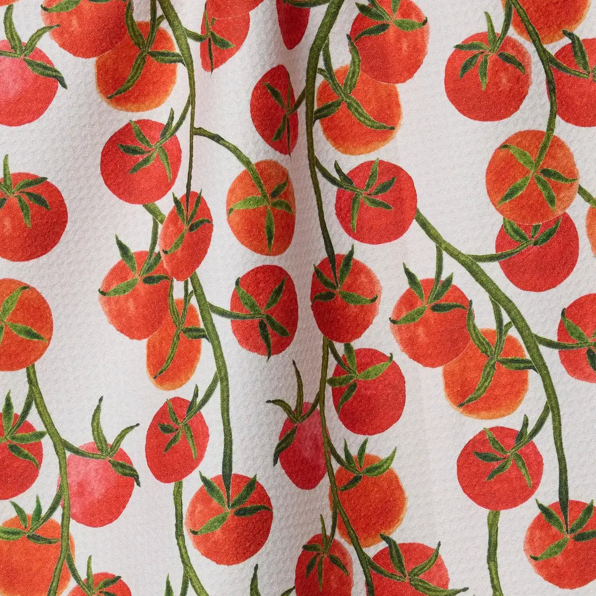 tea towel - microfiber - ripe & ready (tomatoes) by geometry house