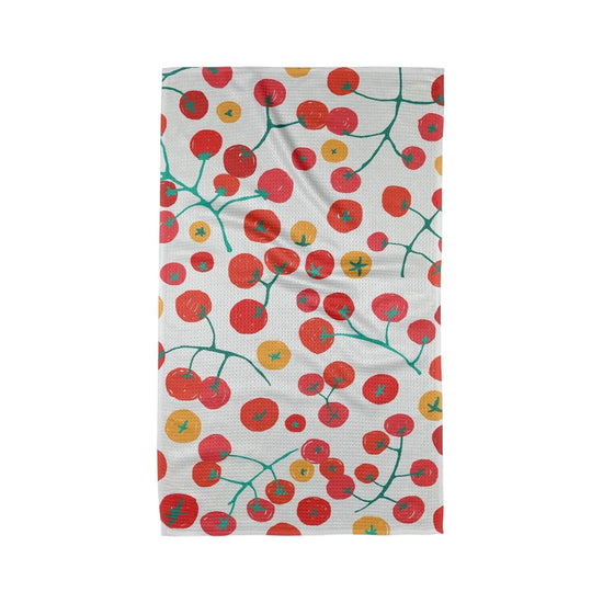 tea towel - microfiber - ripe tomatoes by geometry house