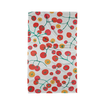 tea towel - microfiber - ripe tomatoes by geometry house