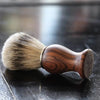 shaving brush - rosewood + synthetic bristles by brooklyn grooming