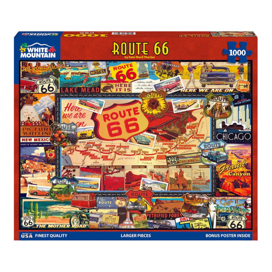 puzzle - 1000-piece - route 66 by white mountain puzzles
