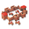 toy - deluxe log building set - 550 piece by roy toy