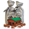 toy - log cabin playset - canvas bag by roy toy