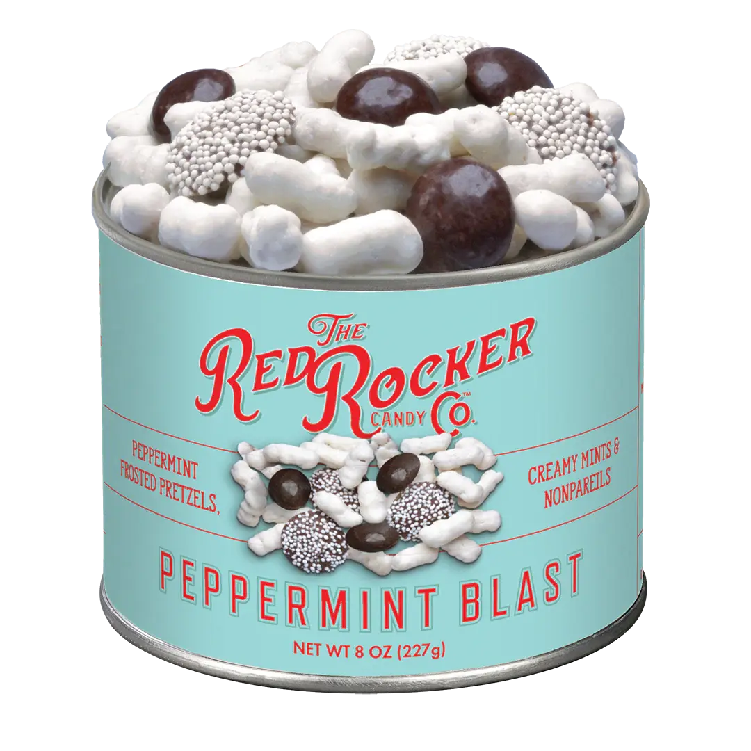 candy - peppermint blast - 8oz by red rocker candy