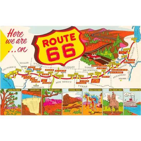 postcard - oklahoma by found image