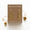 Earrings | Huggie Hoops | Corazon Sagrado | 14KGP