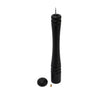 salt & pepper mill - black rubberwood - finial top by creative co-op
