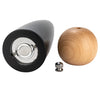 salt & pepper mill - large - two-tone rubberwood - ball top by creative co-op
