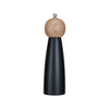 salt & pepper mill - large - two-tone rubberwood - ball top by creative co-op