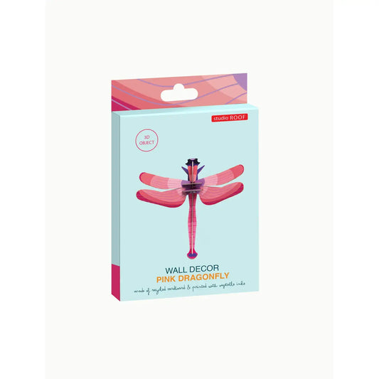 3d insect puzzle - small dragonfly - ruby by studio roof
