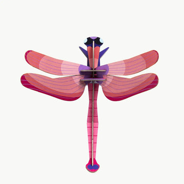 3d insect puzzle - small dragonfly - ruby by studio roof