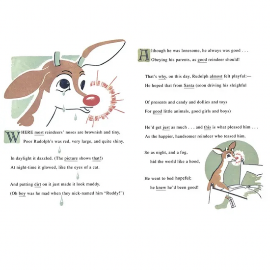 book - rudolph the red-nosed reindeer by applewood books