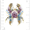 Brooch Pin | Pink Forest Crab
