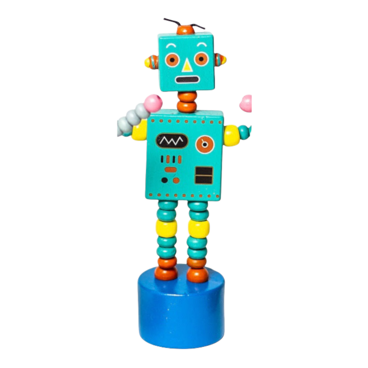 Toy – Push Puppet – Retro Robots