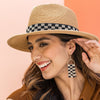 hat band - checkered by ink + alloy