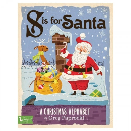 board book - s is for santa by gibbs smith