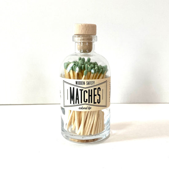 matchstick jar - vintage apothecary by made market co