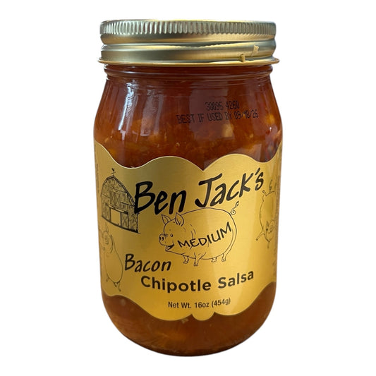 salsa - bacon chipotle pepper - medium by ben jack larado's