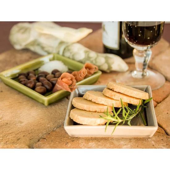 biscuits - salted rosemary shortbread by lark fine foods