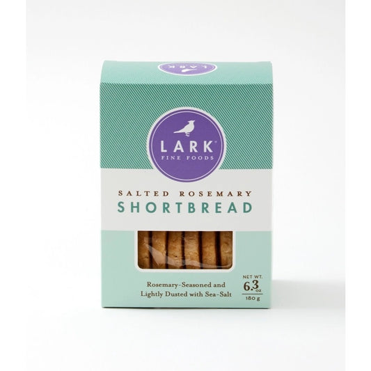biscuits - salted rosemary shortbread by lark fine foods