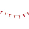 garland - felt pennants - santa/candy canes by primitives by kathy