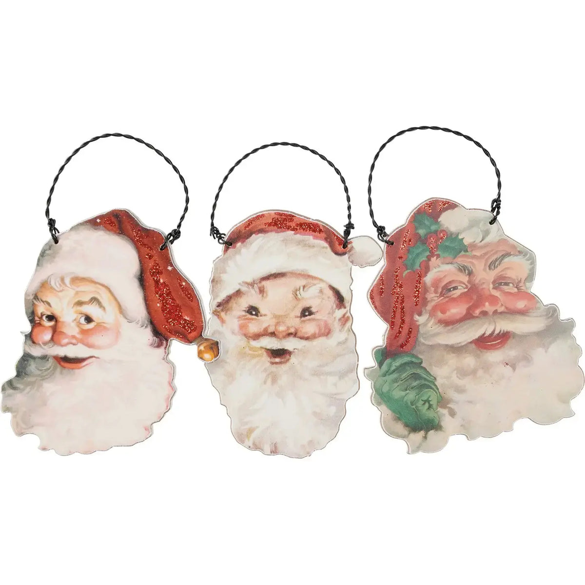 ornament - retro santa (3 styles) by primitives by kathy