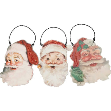ornament - retro santa (3 styles) by primitives by kathy
