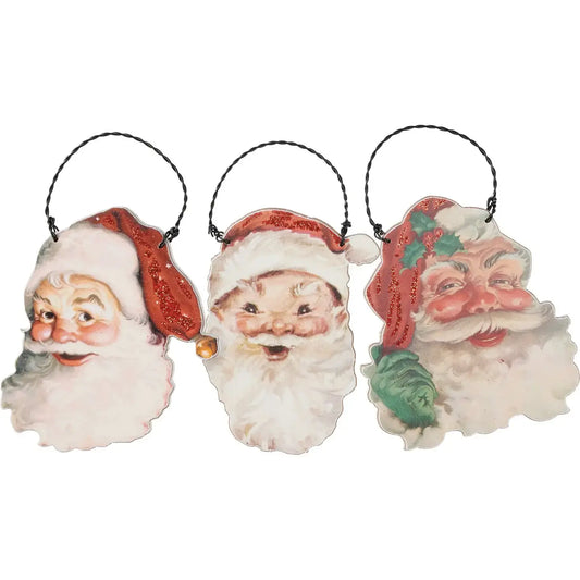 ornament - retro santa (3 styles) by primitives by kathy